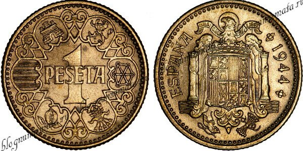1 песета Испания